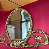 19th Century Florentine Eclectic Gilt Wood Mirror with Cinematic Provenance