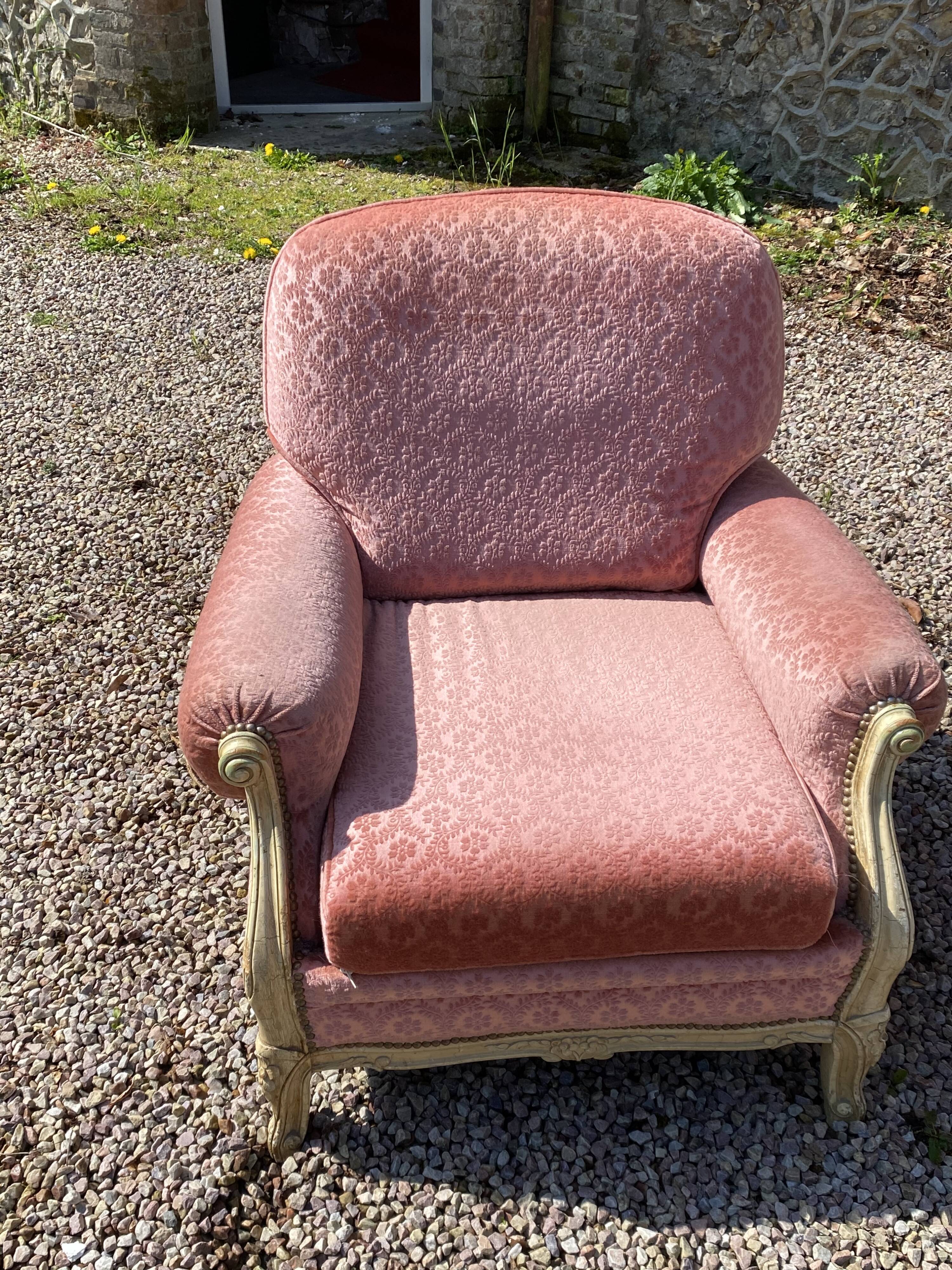 Armchair style Louis 16