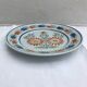 Old Plate Deco QUIMPER HB France Blue Ceramics - Vintage Painted Drawing