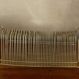 Gold metal vinyl door