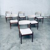Mid-Century Scandinavian Teak Dining Chair Set, 1960s, Set of 6