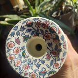 Gien earthenware lamp base, vintage Cachemire model
