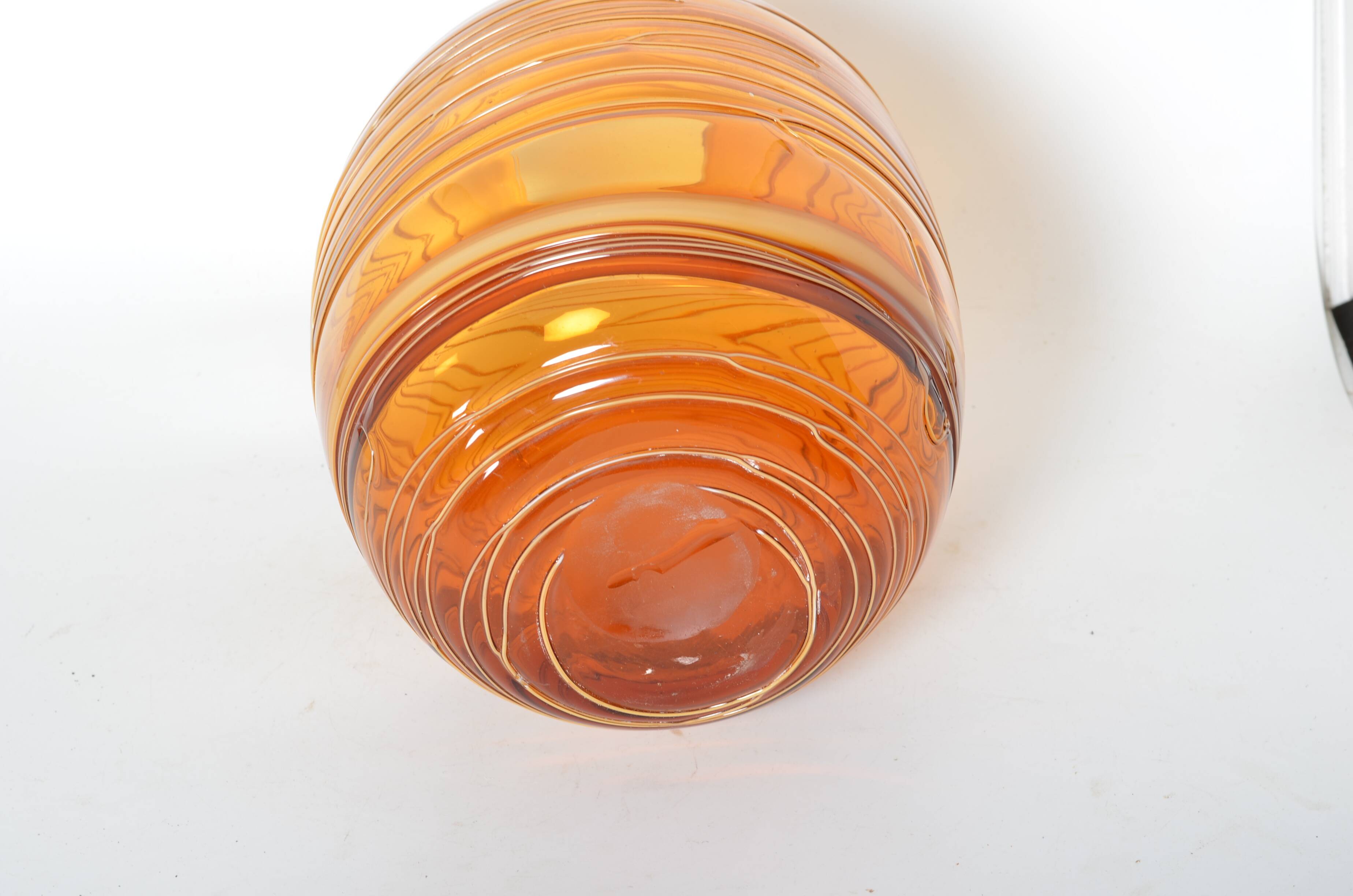 Amber Murano vase
