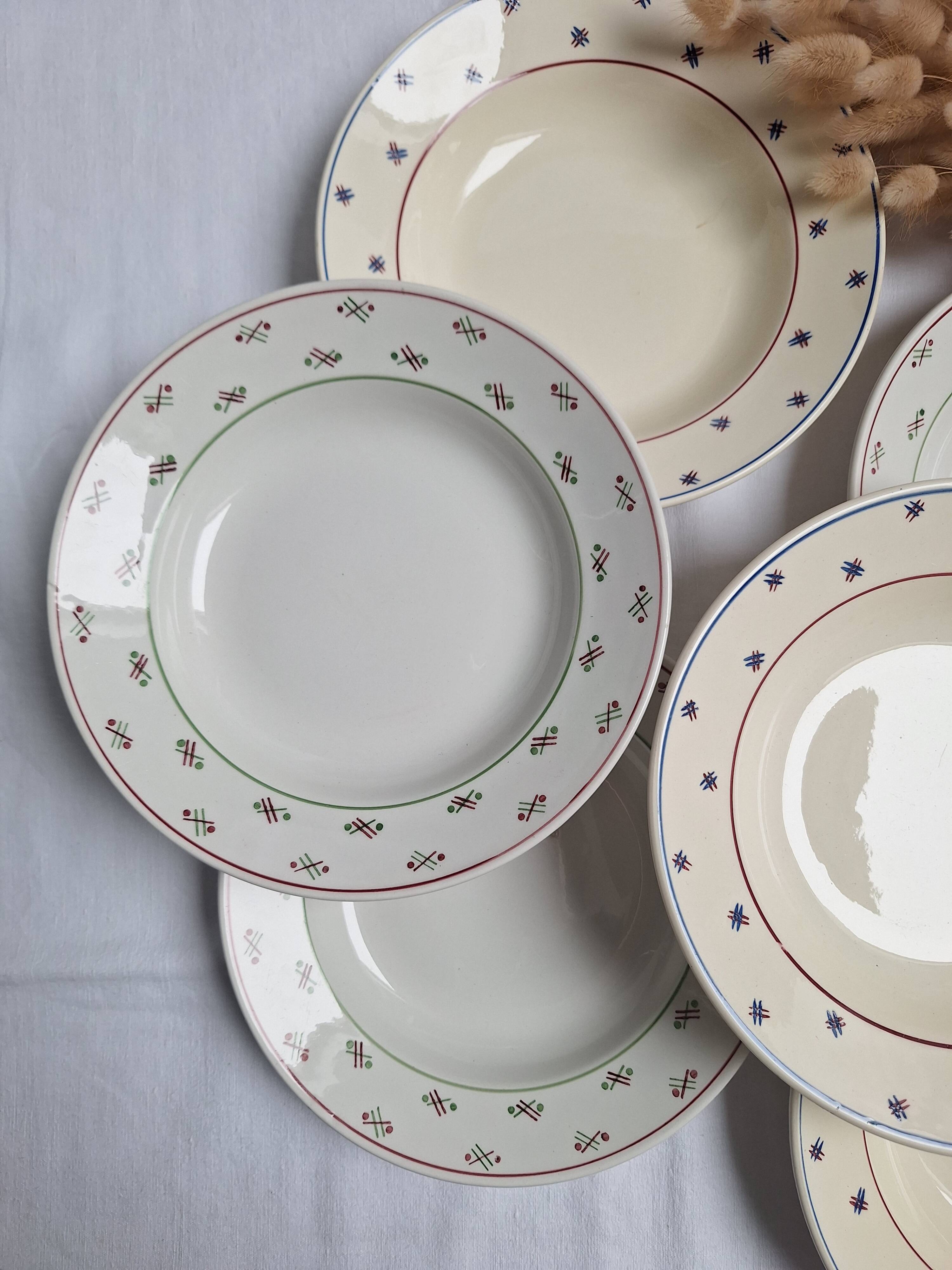 Lunéville soup plates 1910-1950