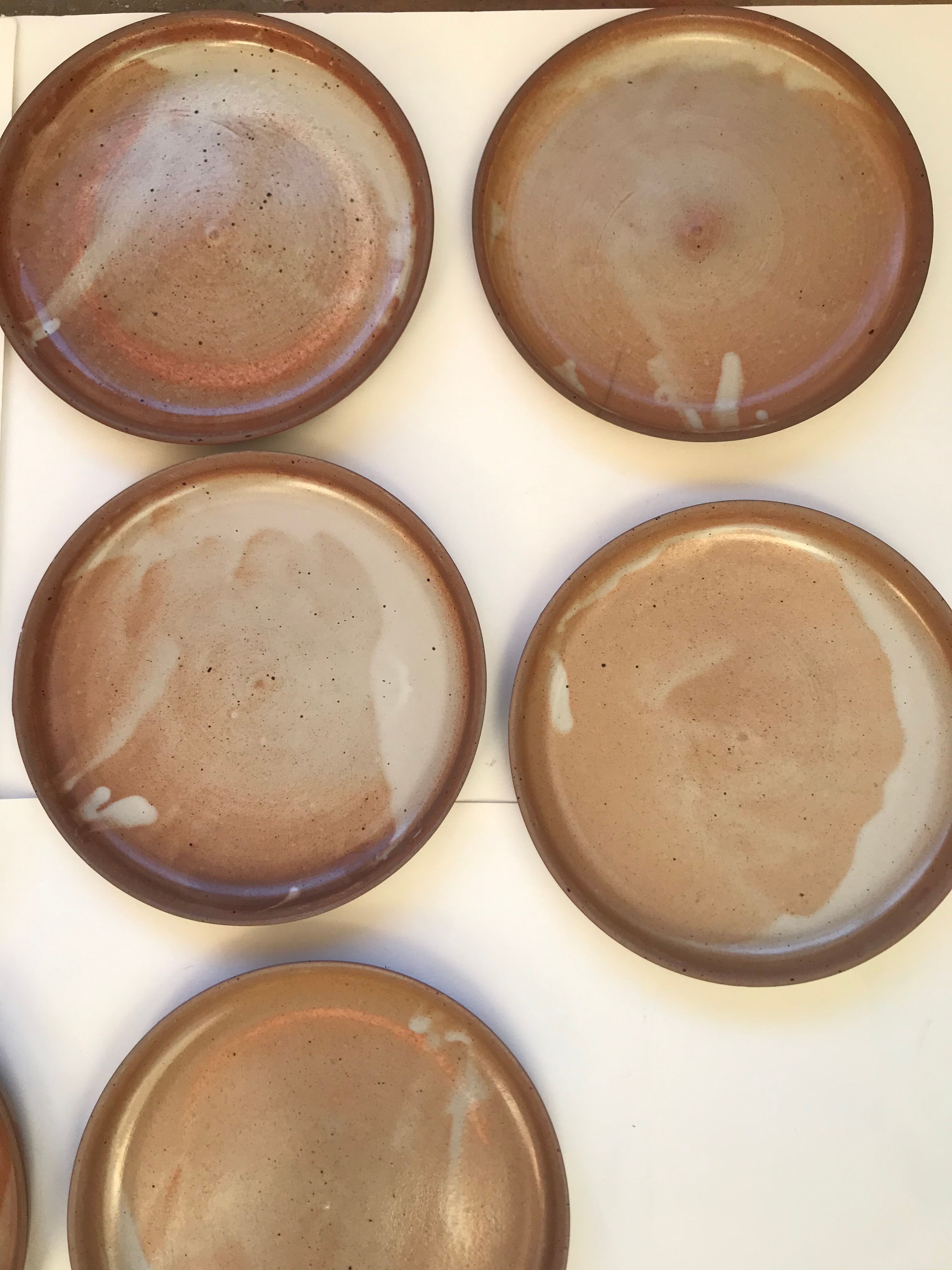 11 vintage sandstone plates