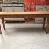 Ancienne table de ferme en chêne