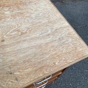 Bureau américain en bois avec 5 tiroirs