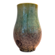 Multicoloured ceramic vase by Accolay, signed 1950/1960.