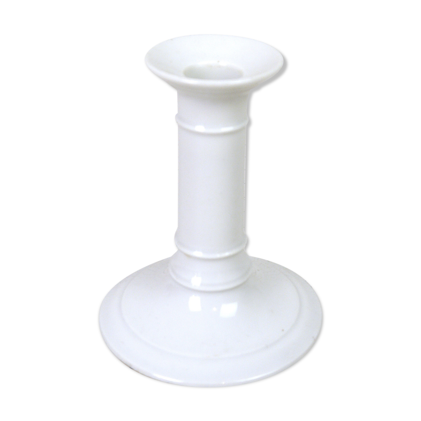 White porcelain candlestick
