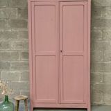 Old pink Parisian wardrobe