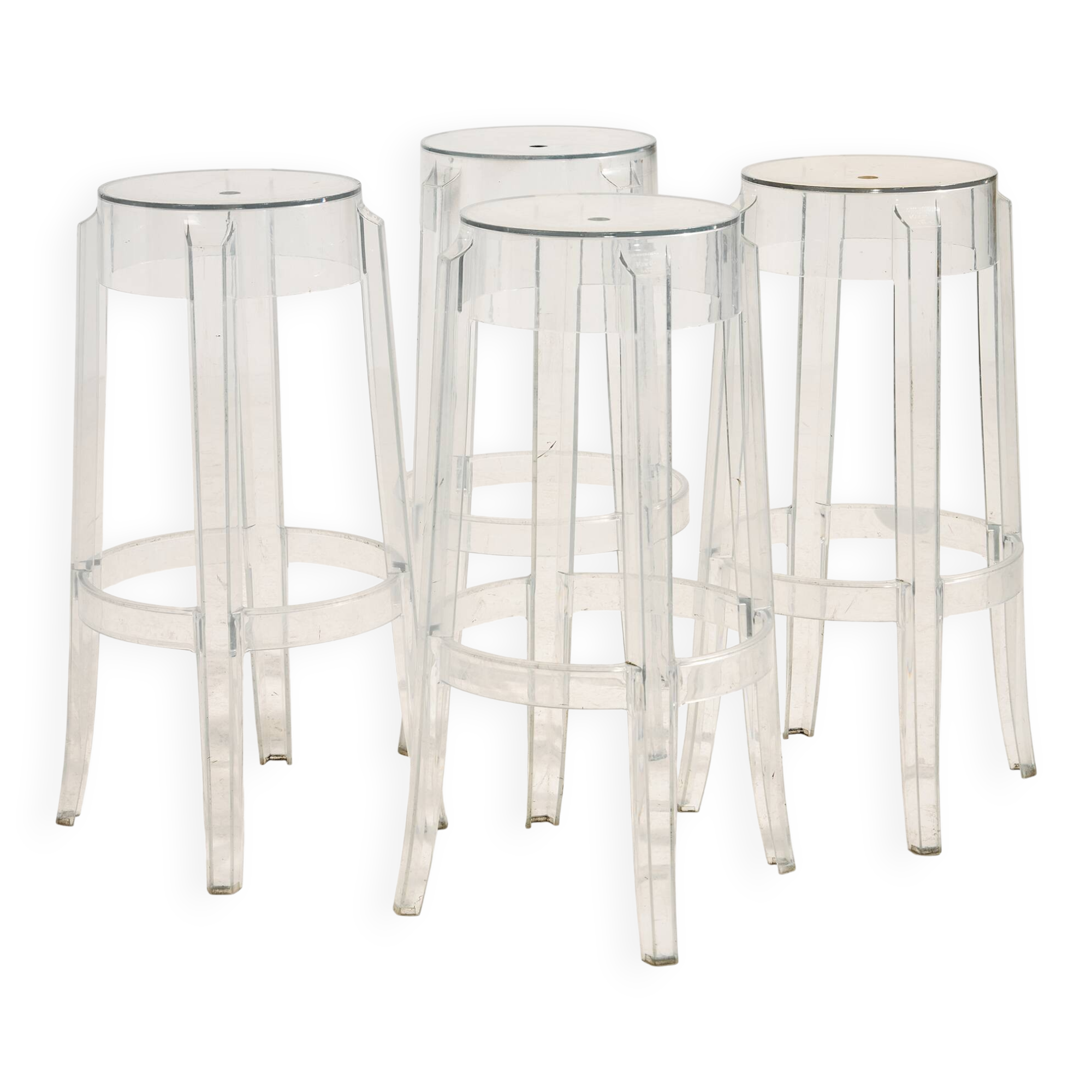 Charles Ghost bar stool by Philippe Starck for Kartell