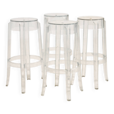 Charles Ghost bar stool by Philippe Starck for Kartell