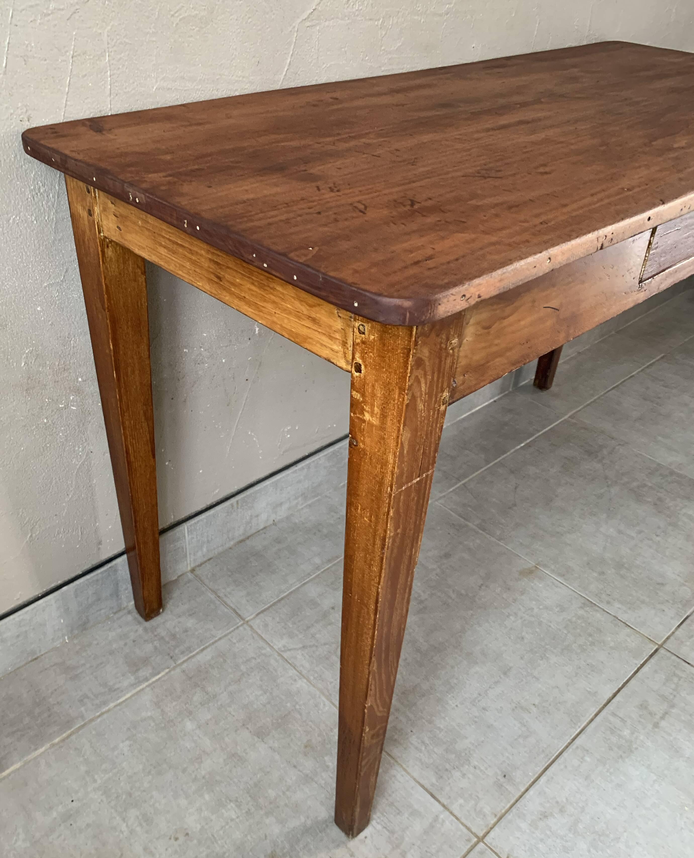 Vintage oak desk / table from the 1950s