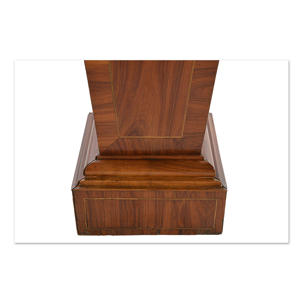 Art Deco style column in marquetry