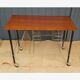 Vinyl holder, brass and teak 60's