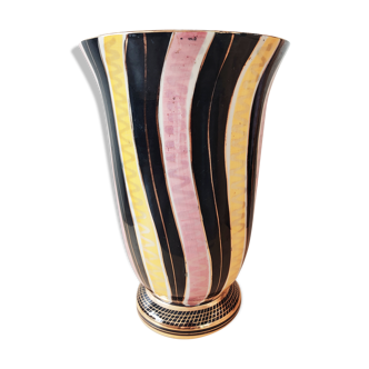 Vase Hubert Bequet modèle Arc-en-ciel 31 cm