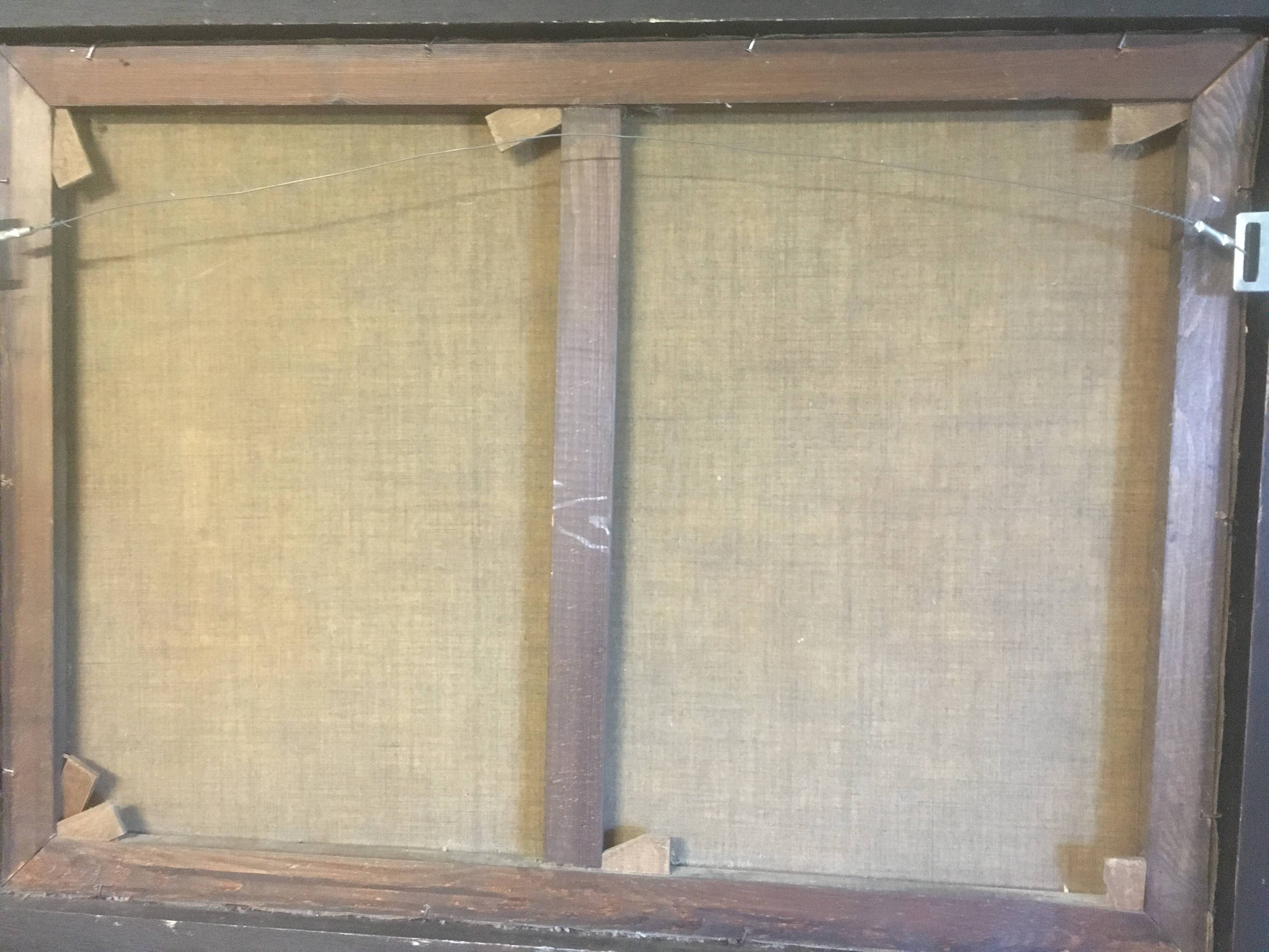 Flower bouquet composition on canvas 91x71.