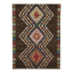 Hand-Knotted Tribal Unique 173 cm x 238 cm Brown Wool Carpet