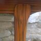 Extendable teak dining table