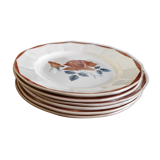 Lot of 6 plates for dessert