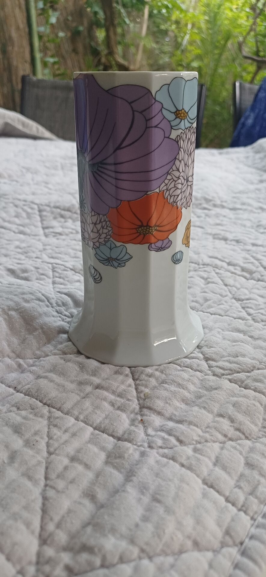Vintage porcelain vase "Polygon" - Rosenthal Studio-Line / Tapio