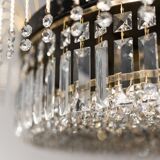 Chandelier 6 lights metal brass 70