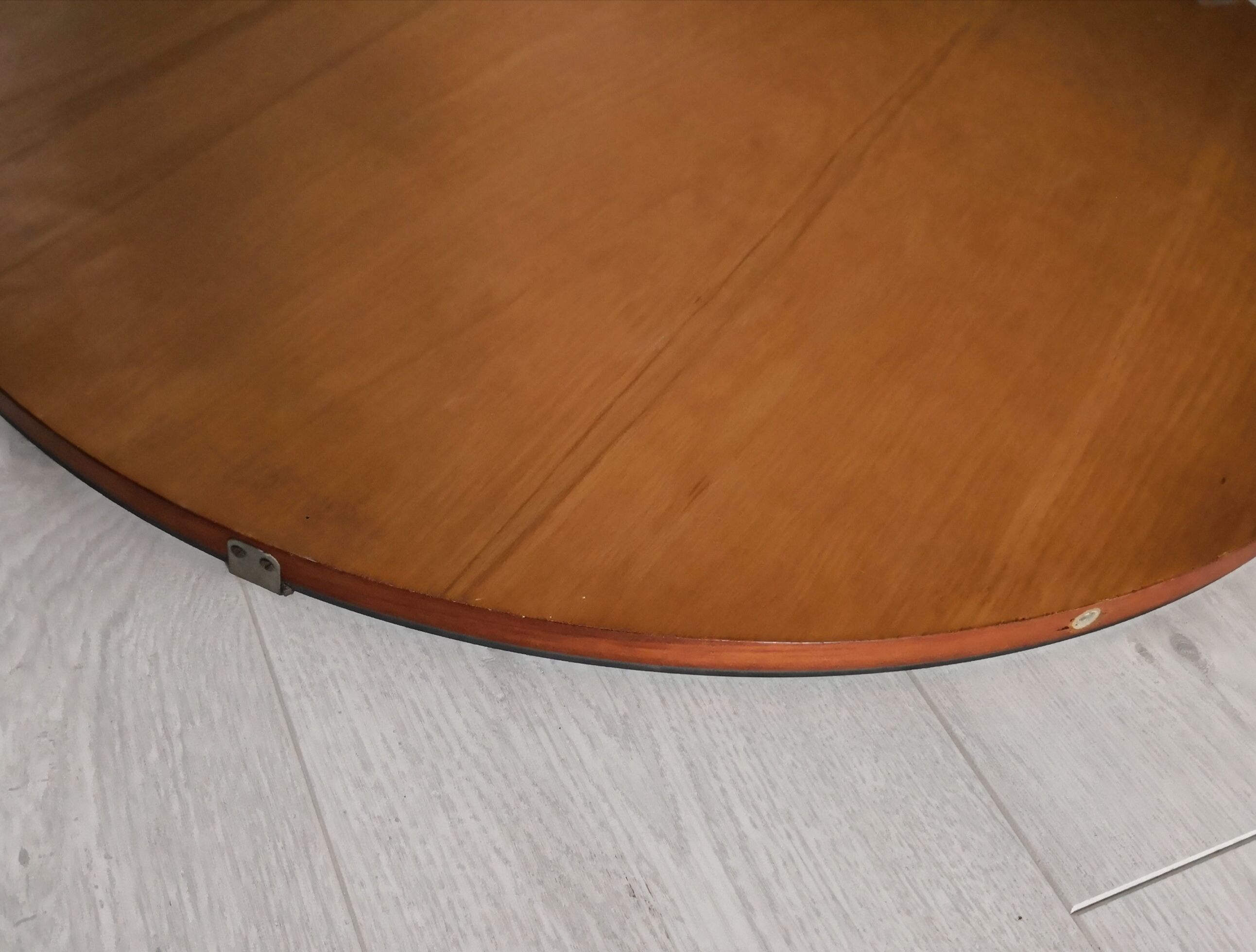 Miroir rond scandinave années 60 70cm