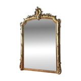 Antique mirror with pediment, 19th century