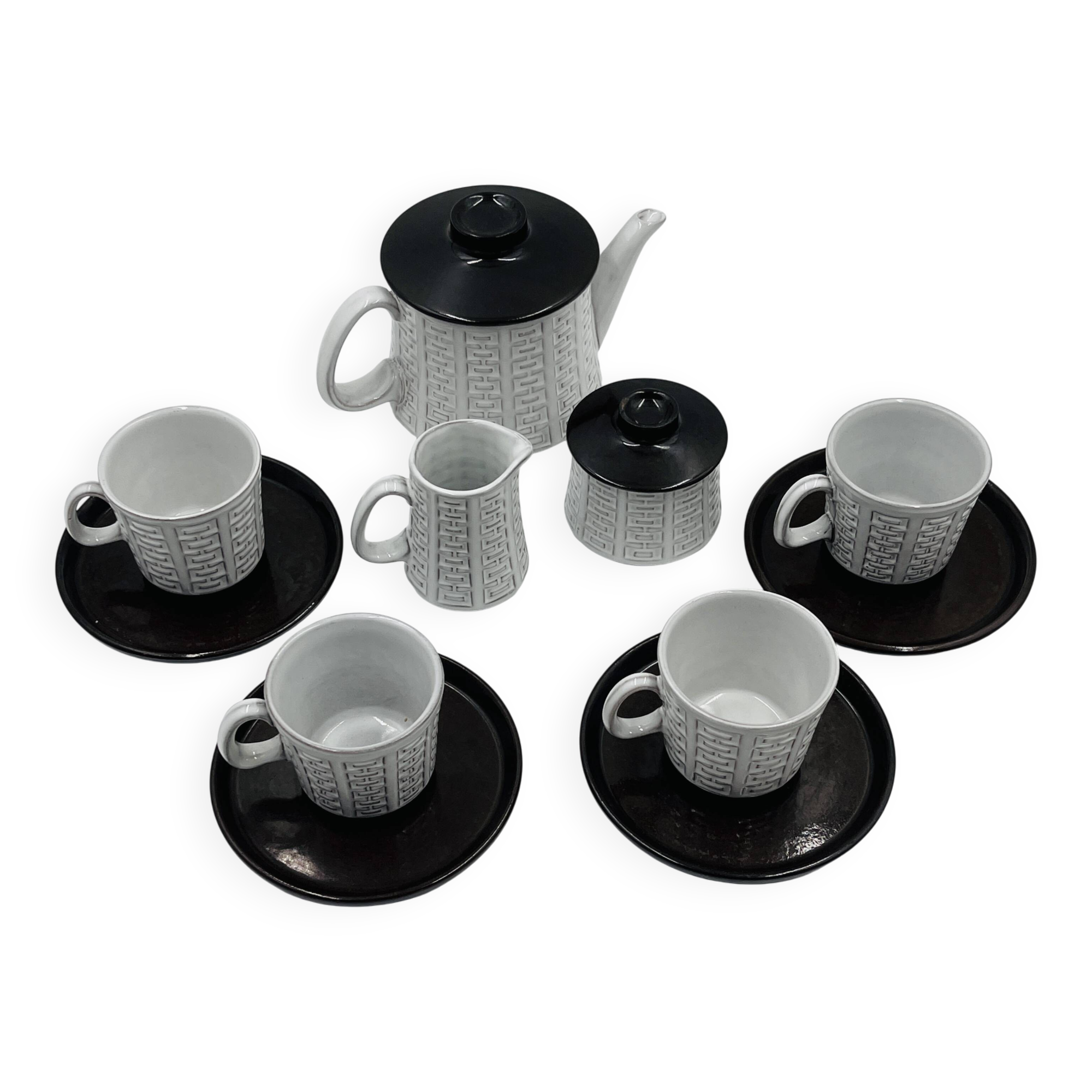 Ceramano Epsilon tea service by Karl Leutner