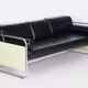 Bauhaus Sofa in Chrome and Leather by Vichr a Spol, 1930s