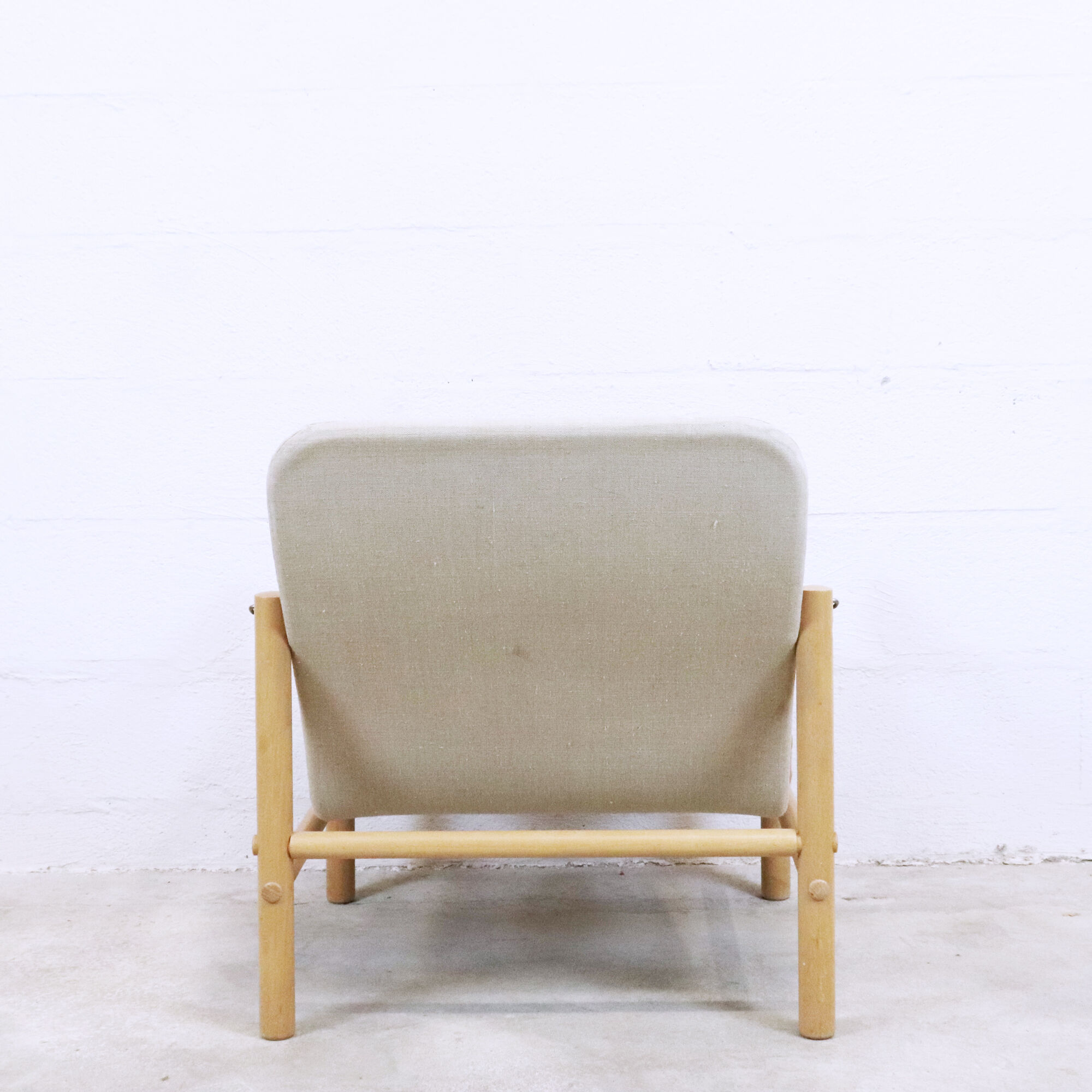 Fauteuils Safari avec un ottoman, Suède, 1960
