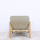 Fauteuils Safari avec un ottoman, Suède, 1960