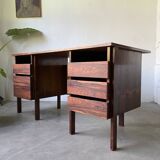 Bureau et sa chaise scandinave palissandre