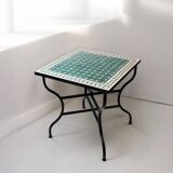 Round Moroccan mosaic table