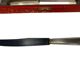 Tableware, 12 dessert knives made of silver-plated metal around 1950.