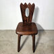 A brutalist elm chair 1960