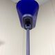 Lampadaire Arteluce Jill A380 en bleu, Italie, années 1970.