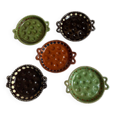 5 assiettes à escargots