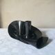 Black ceramic candlestick