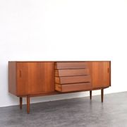 Mid-Century Teak Scandinavian Sideboard by Nils Jonsson for P.S. Heggen