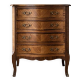 Antique marquetry chest of drawers with 4 drawers, 56 x 36 H 71.