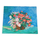 Flower bouquet painting