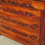 Louis Philippe chest of drawers in mahogany, late XIXth