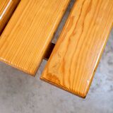Pine coffee table with storage