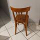 suite de 4 chaises de bistrot Fischel vintage années 1940
