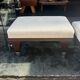 70s wheeled pouffe