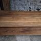 Table basse ancienne en chêne français – Table XXL de ferme du XIXe siècle