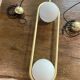 Suspension B lux white gold C ball s2 matte brass