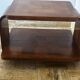 1930s Art Deco side table in marquetry walnut