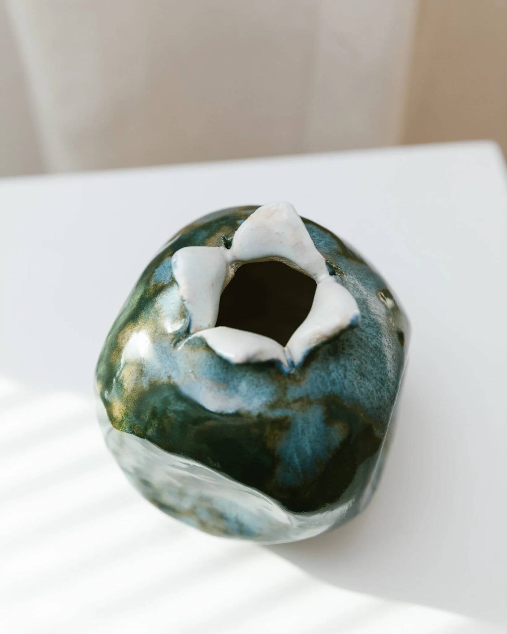 Ceramic vase - Handmade in Italy - Studio pottery - 1970s